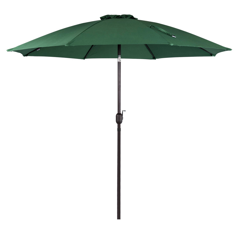 Parasol Shealin 120 avec contrepoids inclus, Vert