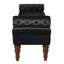 Banc de lit long en velours-304172892