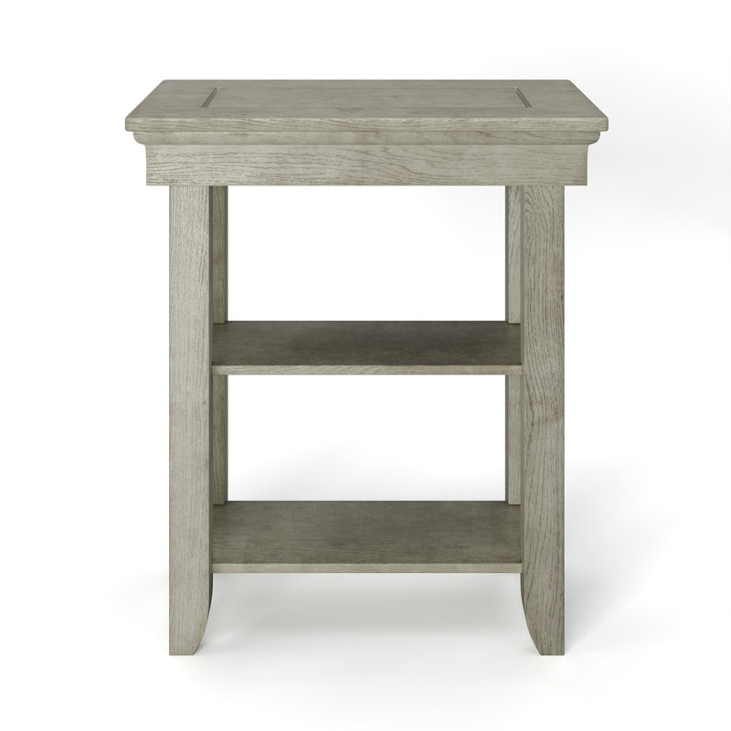 Table de bout haute 27 po, Gris, Gris