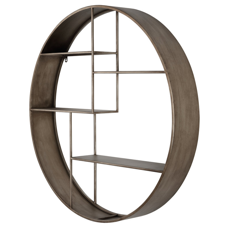 Elewen 4 Piece Circle Metal Accent Shelf