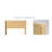 Harrill Fluted Wooden Headboard with Wingback Design (Headboard Only)-114473915-114473914