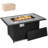Anatilde Rectangle Propane Fire Pit Table