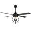 Ventilateur de plafond de style campagnard à cage 48 po Kahliel-507656236-507768118