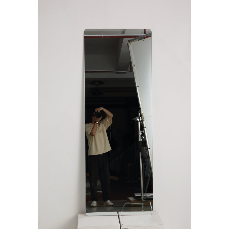 56X15inch Wall-Mounted Round-Angle Dressing Mirror High-Quality 5Mm Silver Mirror  Explosion-Proof Glass