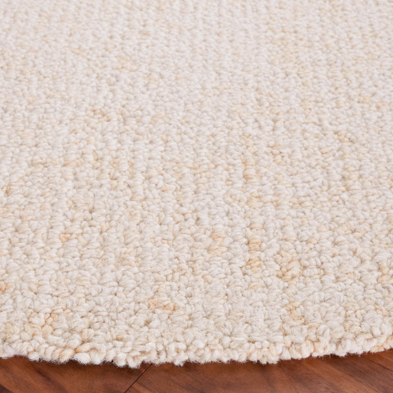 Tapis en laine / coton touffeté à la main Wilcher, Rond 6 pi