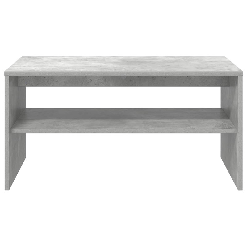 Coffee Table with Storage, 40cm. H x 80cm. L x 50cm. W, Concrete Grey