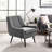 Arreon Flannel Fabric Button Tufted Armchair-613506982