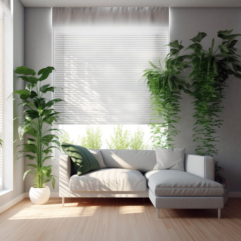 Semi Sheer Pleated Blind