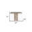  42" Natural Square Solid Wood Pedestal Base Dining Table
