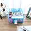 Panier en plastique bleu