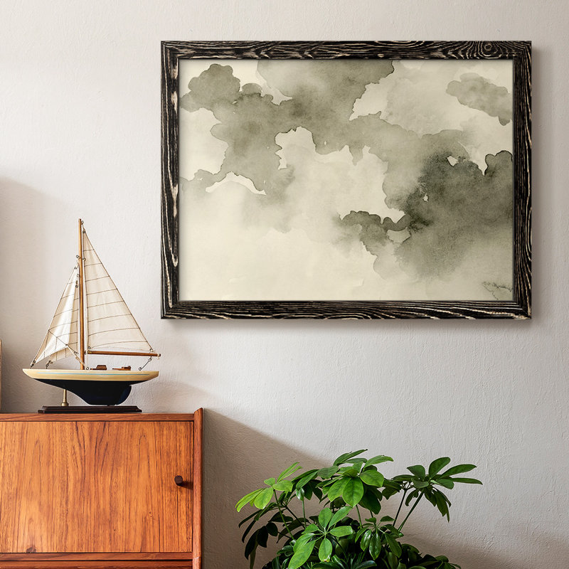 Antique Sky II, reproduction d'art sur toile, Noir, H 14 po x l 20 po x P 1,5 po