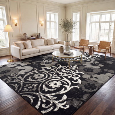 Tapis floral Bronti Performance