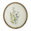S/4 D19.7" Flora Print Round Frame