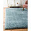 Tapis à poils longs bleu-24844865
