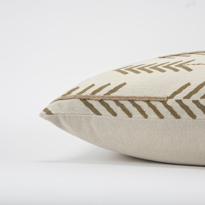  Poly-Filled Cotton Throw Pillow