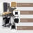 Swopes Two-Tier Rectangular End Table Metal Frame for Living Room, Bedroom, Bedside