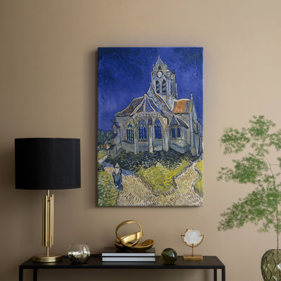 The Church at Auvers -Gallery Wrapped Canvas by Vincent van Gogh