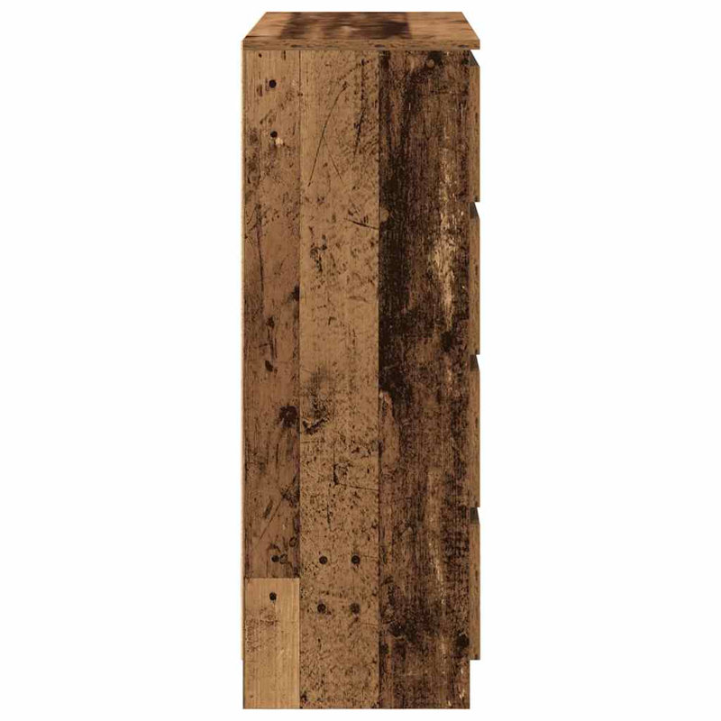 Sideboard 80X35x99 Cm Engineered Wood, Old Wood