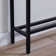 Lathem Glass Top Console Table