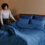 Ensemble de housse de couette 3 pièces BedVoyage - 100% viscose de bambou - Froid et léger-707494289-707494288
