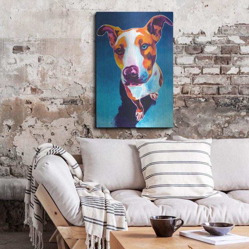 «Pit Bull - Bentley» par Dawg Painter, H 36 po x l 24 po