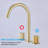 Refined Widespread Bathroom Faucet with Knurled Handles and High Arc Curved Spout-69629562