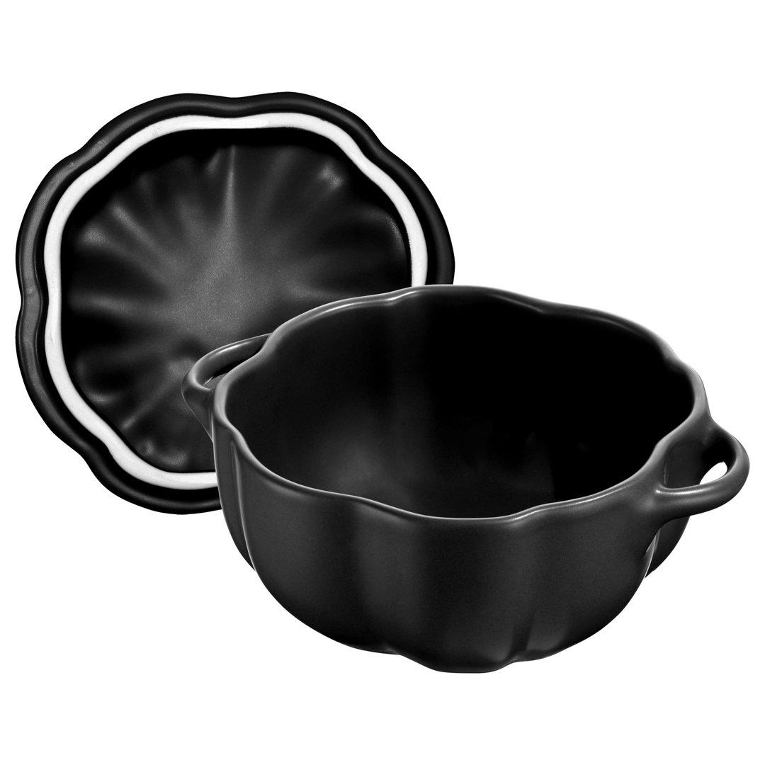 Staub Ceramic 24-oz Pumpkin Cocotte Staub