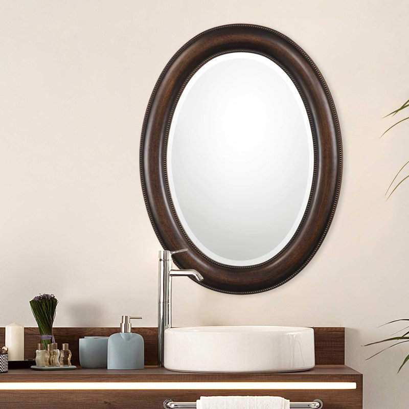 Miroir d'appoint Kimes, Bronze foncé