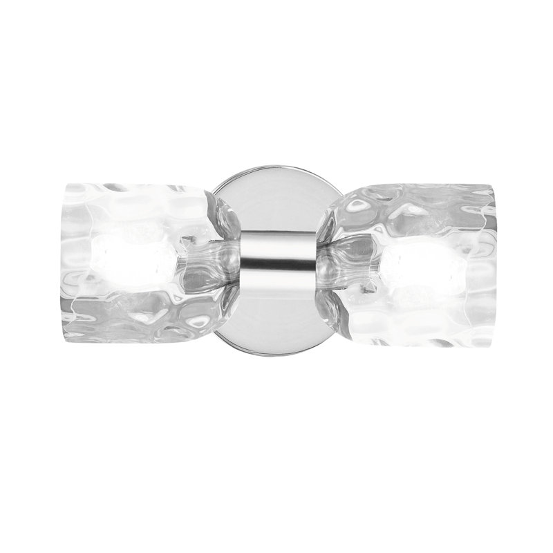 Éclairage pour meuble-lavabo 2 lumières Griffith, Chrome poli