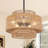 5 - Light Dimmable 3-Tier Drum Chandelier-1487127289