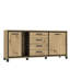 Commode combinée à 4 tiroirs l 69,84 po Charleen