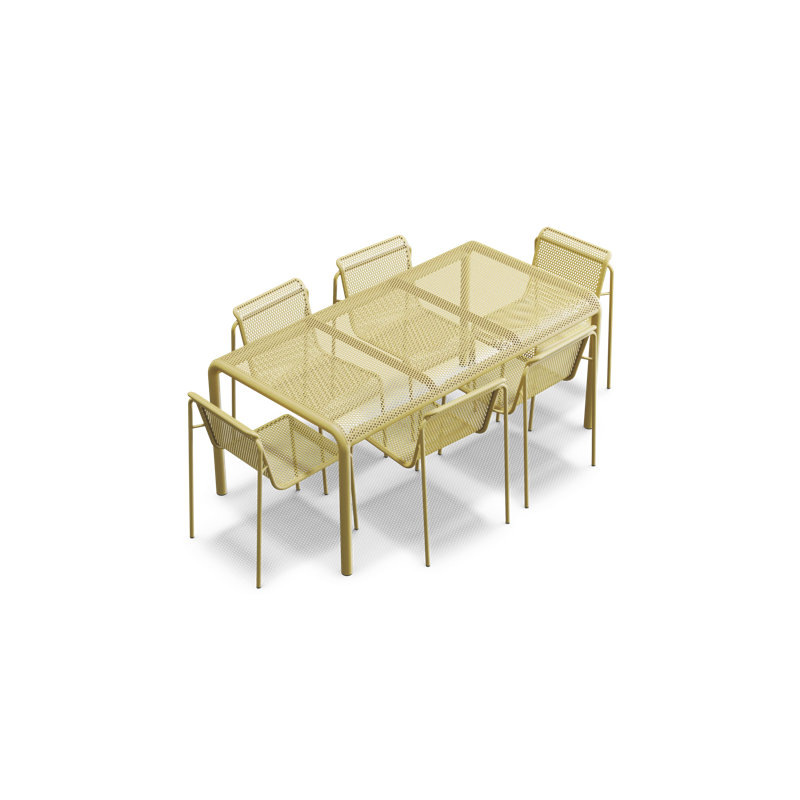 Outdoor 7 - Piece Dining Set, Butter