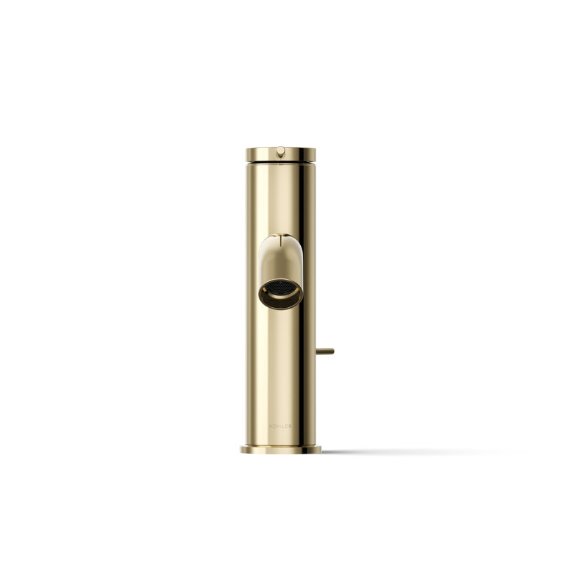 Components Single-Handle Bathroom Sink Faucet, Gold