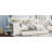 Wooden L-Shape Daybed With Seven Storage Cabinets And Two Storage Drawers, Multi-Functional Bed With Study Desk And Built-In Bookshelf-1136546901