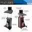 Techni Mobili Sit-To-Stand Rolling Adjustable Laptop Cart Desk With Storage Shelf-93569784-113572404