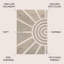 Tapis beige / crème Berangere Mid-Century Scandinavian-704473416