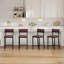 Bar Stool with Iron Frame