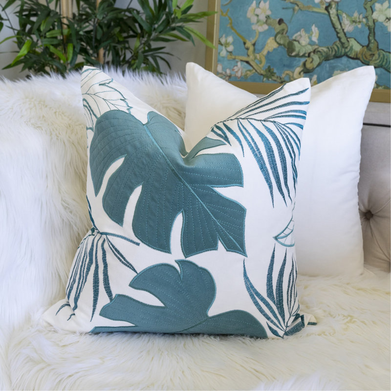 Coussin décoratif Autumn Vibes, Bleu