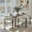 Ensemble de 6 fauteuils de salle à manger rembourrés en velours de 18 po (ensemble de 6)-750394918
