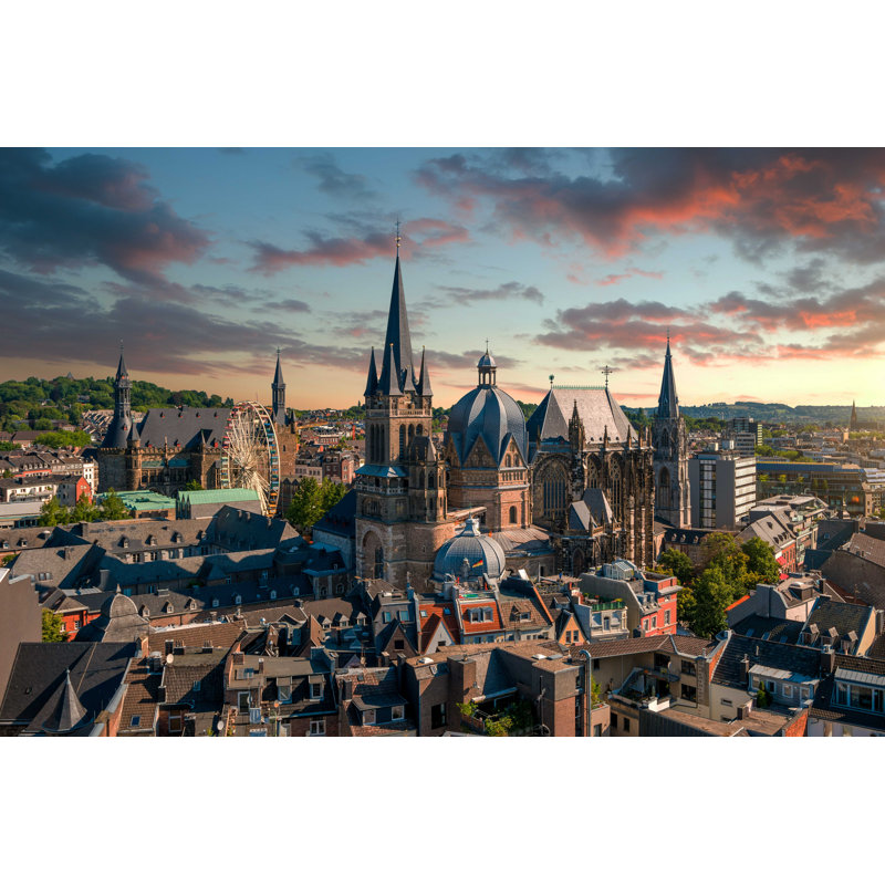 " Aachen Cathedral, Germany " by Jotily, 12" H x 18" W
