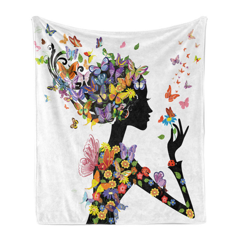 Hand Woven Throw Blanket, 70" x 90"