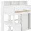 Lit mezzanine simple avec tablettes et garde-robe-702283792
