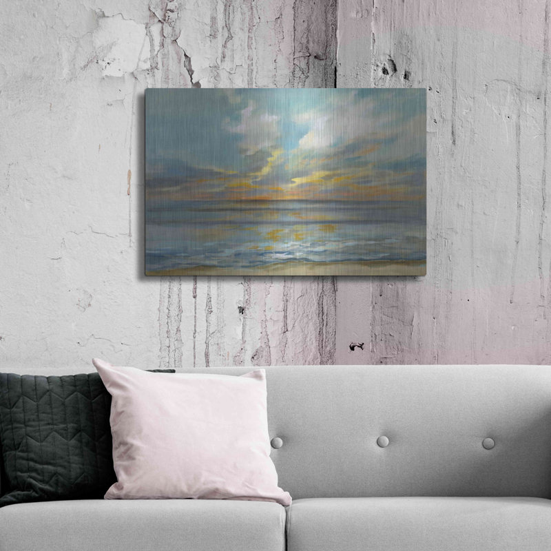 Luxe Rhumic Sunset Waves par Silvia V, H 24 po x l 36 po