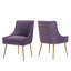 Chaise d'appoint en velours Magallanes-909621713