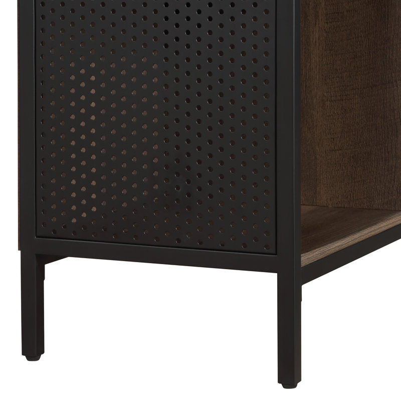 Ace 8 Cube Bookcase/Storage Unit, Black/Ozark Ash, 34" H x 29.25" W x 13.5" D