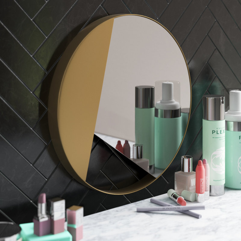Puckett Metal Flat Wall Mirror