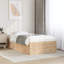 Eringate Solid Wood Bed Frame-46217526-46217534