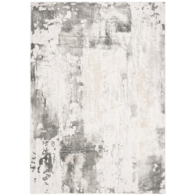 Electa Vogue Performance Abstract Rug, Rectangle 4' x 6'