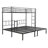 Twin Over Twin Over Twin Bunk Bed,Triple Bunk Bed With A Vertical Ladder, Metal Frame Bunk Bed With Safety Rail, Twin Over Twin Over Twin Triple Bunk