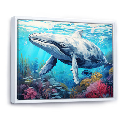 «Whale Tranquility Oasis» sur toile
